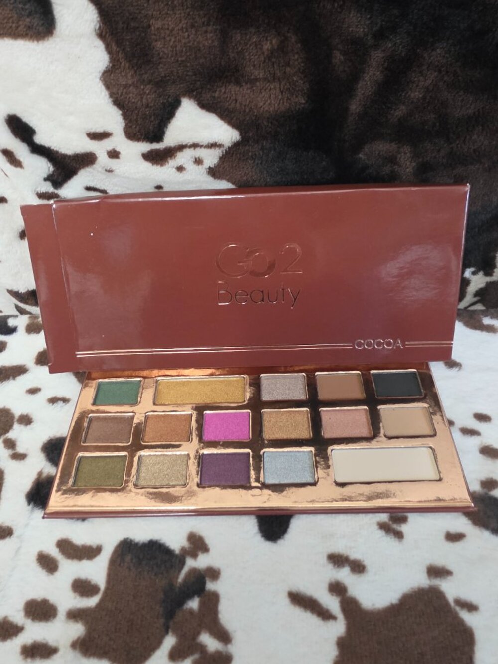 GO2 Beauty Cocoa Eyeshadow Makeup Palette 15 Color Shimmer Matte Eye Shadow